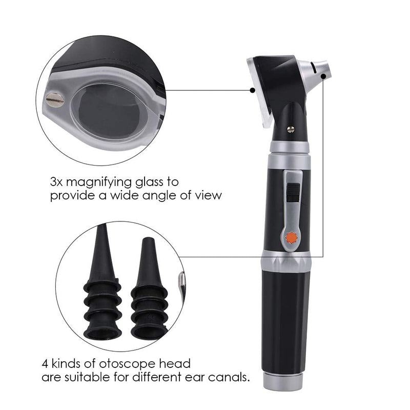 Ear Speculum Set LED Lamp Otoscope Ear Check Tool with 8 Ear Speculum for Ear Examination and Care - BeesActive Australia