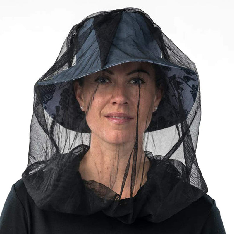Cinvo Head Net Mesh Bug Net Face Netting Updated Bigger Size for Mosquitoes Bugs No See Ums Insects Gnats Midges from Outdoor, Spacious Net Room Works Over Most Hats Comes with Free Stock Pouch- Grey - BeesActive Australia