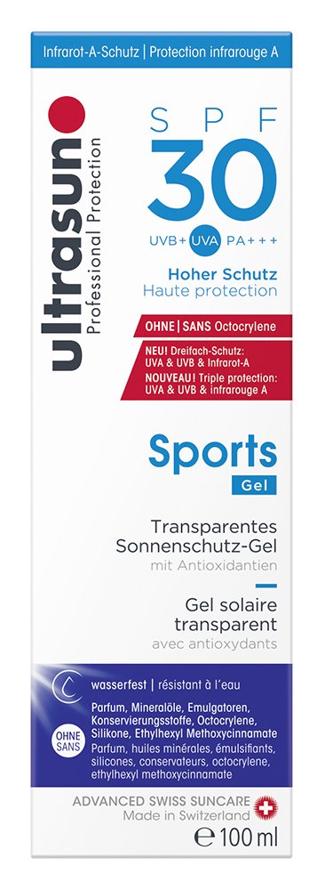 ultrasun Sports SPF 30 Transparent Sun Protection Gel, 200 ml + Lip Protection SPF30 - BeesActive Australia