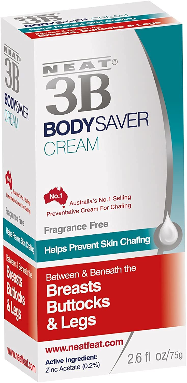 Neat Feat 3B Body Saver Anti-Chafe Cream, 2.6 Fluid oz - BeesActive Australia