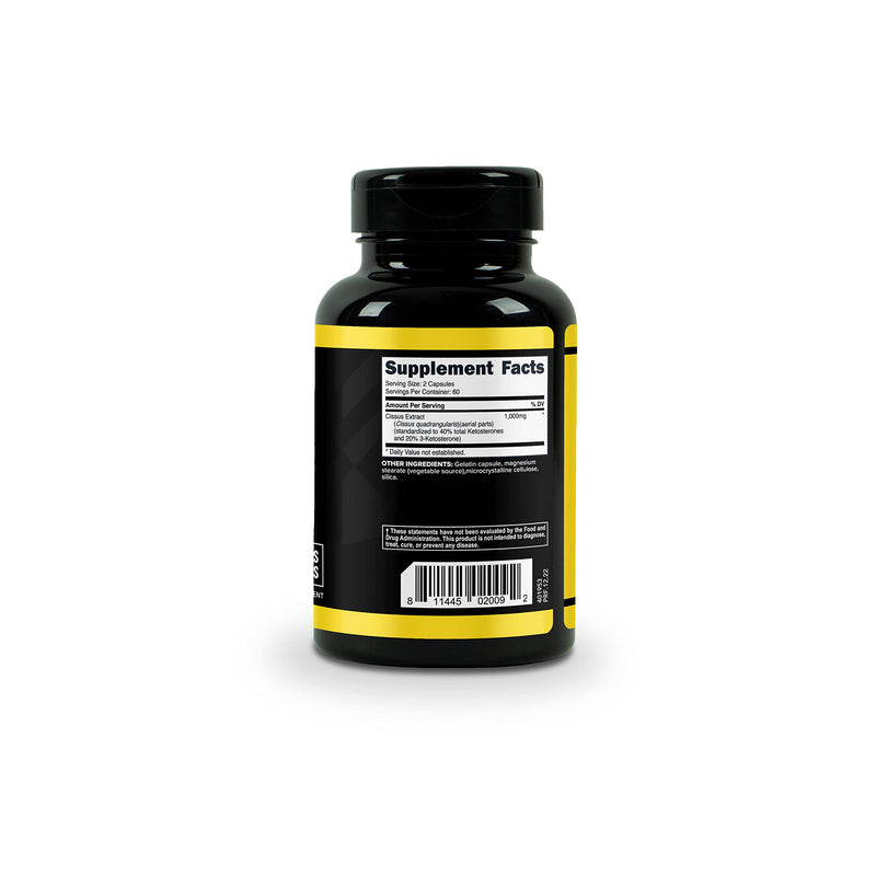 PrimaForce Cissus Quadrangularis Extract, - 120 Capsules, 1000mg per serving - Gluten Free, Non-GMO 120 Count (Pack of 1) - BeesActive Australia