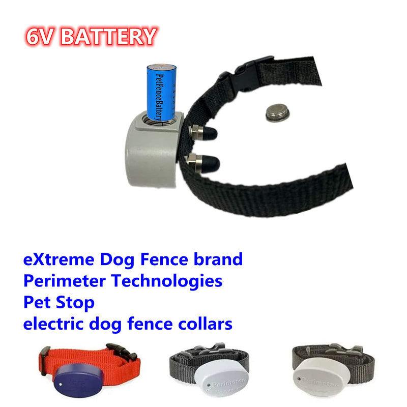 PET-FENCE 6 Volt Battery Compatible for Pet Stop, Perimeter, Extreme Dog Fence Collar Battery, Two CR1/3N 6v Batteries 170mah High Capacity Lithium Battery! - BeesActive Australia