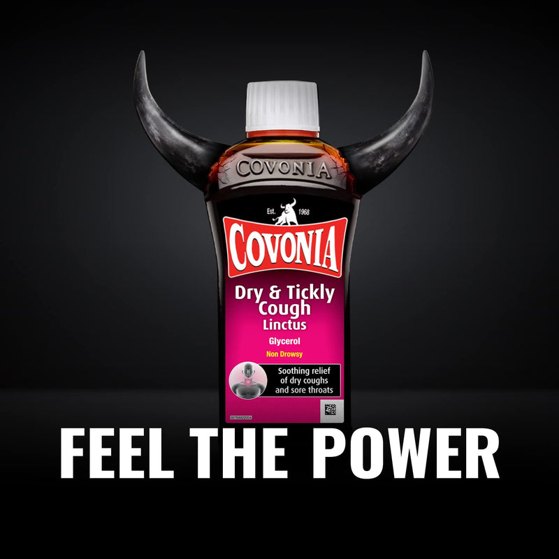 Covonia Dry & Tickly Cough Linctus 150ml soothing relief of dry coughs and sore throats - BeesActive Australia