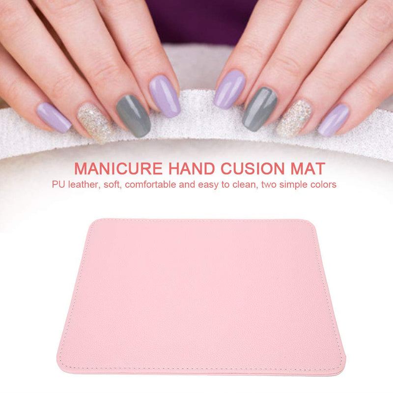 Nail Art Table Mat, Fine Workmanship Washable Desk Mat, Materials Precise Texture Repeated Use Durable for Home Salon Shop(Pink) Pink - BeesActive Australia