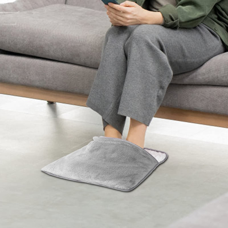 USB Heated Foot Warmer Winter Warm Heating Foot Pad Cosy Electric Feet Cushion 122? Constant Temperature Washable Soft Fleece Foot Mat for Men Women - BeesActive Australia