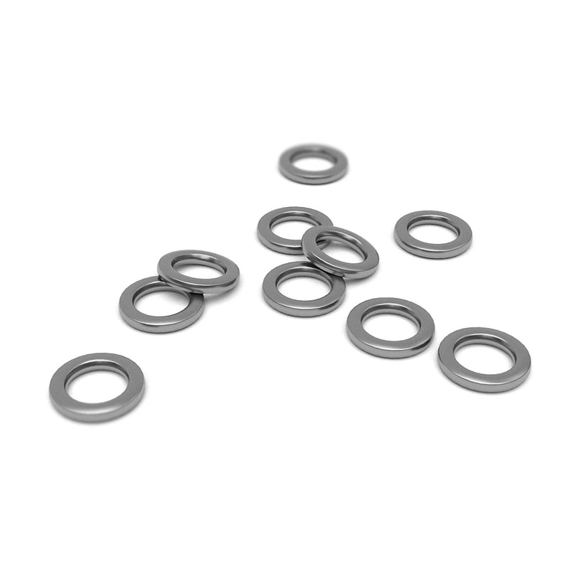 SF Lightweight Tippet Rings Fly Fishing Trout Fishing Line Tippet Leaders Connectors 2mm 25LB 2.5mm 40LB Nickel-2.5mm(10pack) 2.5mm 40LB 10/Pack - BeesActive Australia