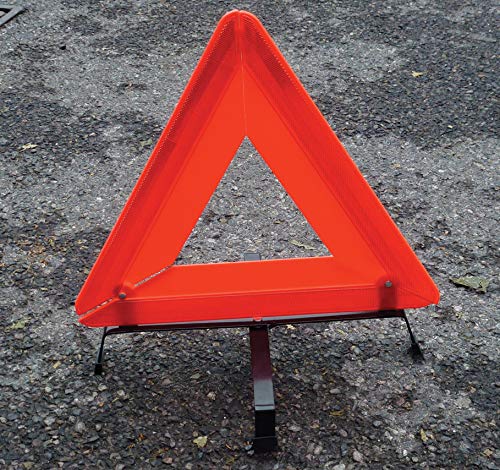 Safety First Aid Group Q4232 Safety Warning Triangle for Roadside Breakdowns Foldable Wind Tested with Case - BeesActive Australia
