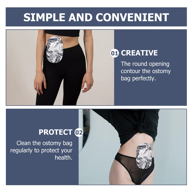 EXCEART Waterproof Bath Cover Stoma Bag Shower Waterproof Cover Adjustable Ostomy Belt Bath Assist Accessory Wound Protector - BeesActive Australia