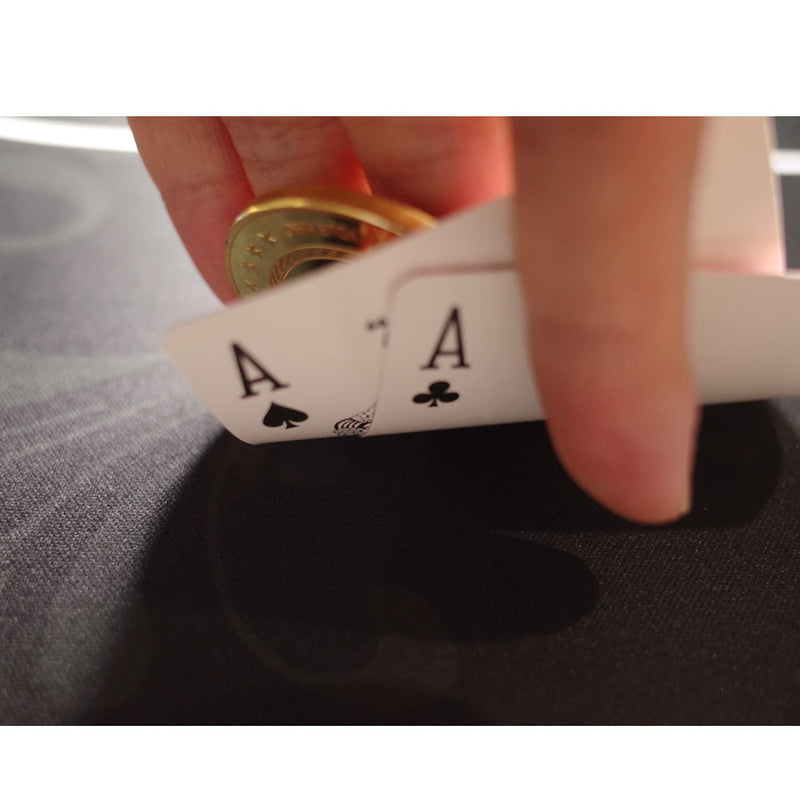 Poker Guard, Weights for Poker, Poker Gifts for Men, Poker Card Protector, Poker Accessories, Coin Collectibles, Poker Chips Coin with Plastic Case (Big Slick) - BeesActive Australia