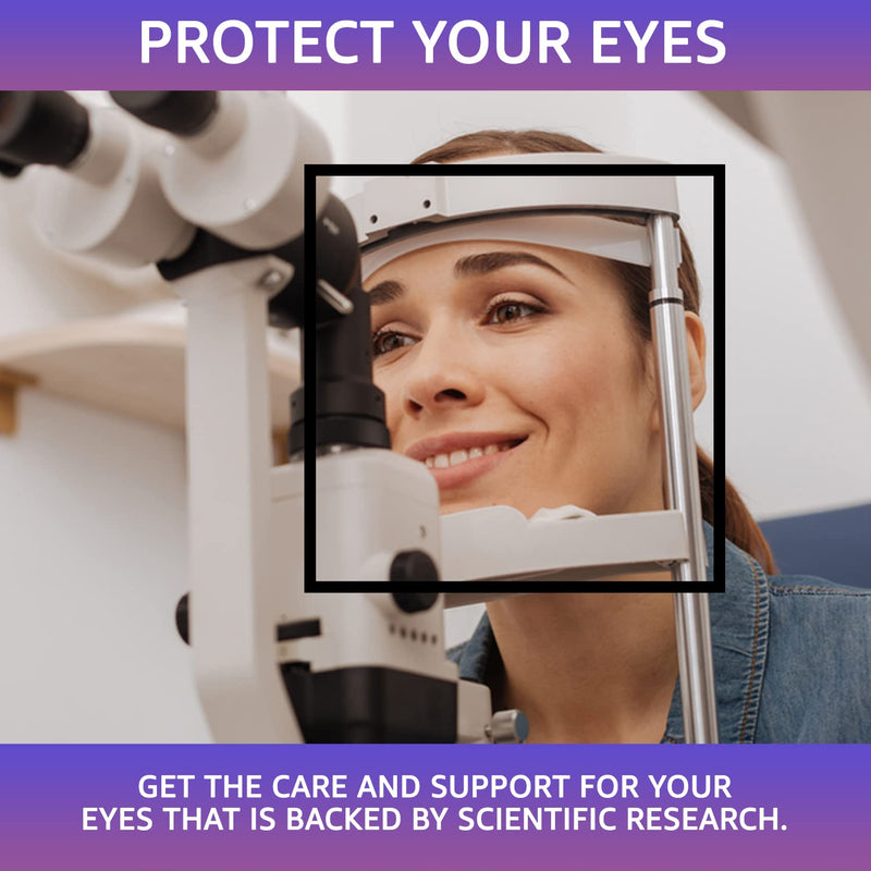 Meso Zeaxanthin Supplement - VISION DEFENDER MZ � High Strength Eye Vitamins Nutrients & Antioxidant Carotenoid for Ocular Health, Eye Care & Eyesight Support �Vegan (90 capsules/One-A-Day) Made in UK - BeesActive Australia