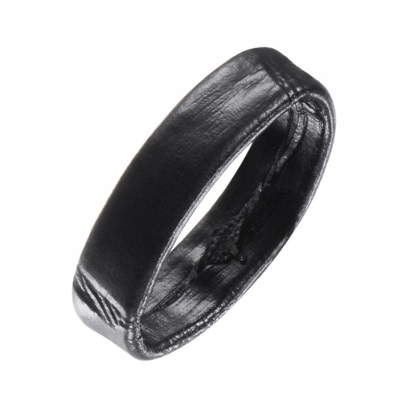 uxcell PU Leather Loops Replacement Retaining Ring Keeper for 14mm Width Watch Band, Black 2 Pcs - BeesActive Australia