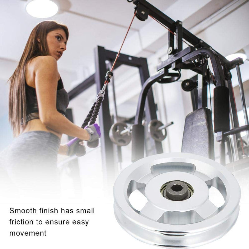 Fitness Pulley Wheel Aluminium Alloy Home Gym Exercise Strength Training Equipment Pulley Wheel (115mm) - BeesActive Australia