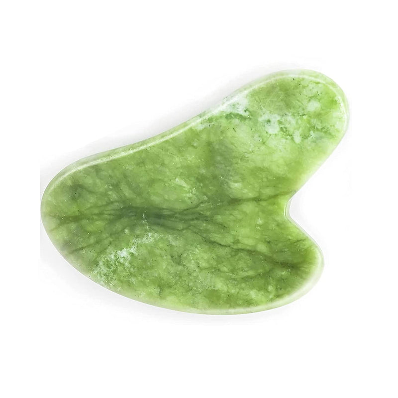 Jade Roller, Gua Sha Massage Set, Face Roller For Eye Puffiness Treatment, Skin Tightening, Rejuvenate & Neck, Natural Green Slimming Stone Anti-Aging Body Neck Lymphatic Drainage Tool Reduce Wrinkles - BeesActive Australia
