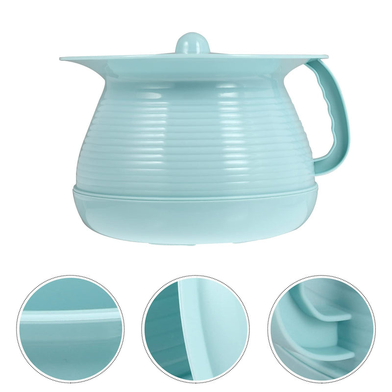 Tomaibaby Chamber Pot with Lid Design to Portable Kids Pee Pot Bucket Bedpan Bedside Potties for Adults Kids Sky- blue Sky-blue - BeesActive Australia