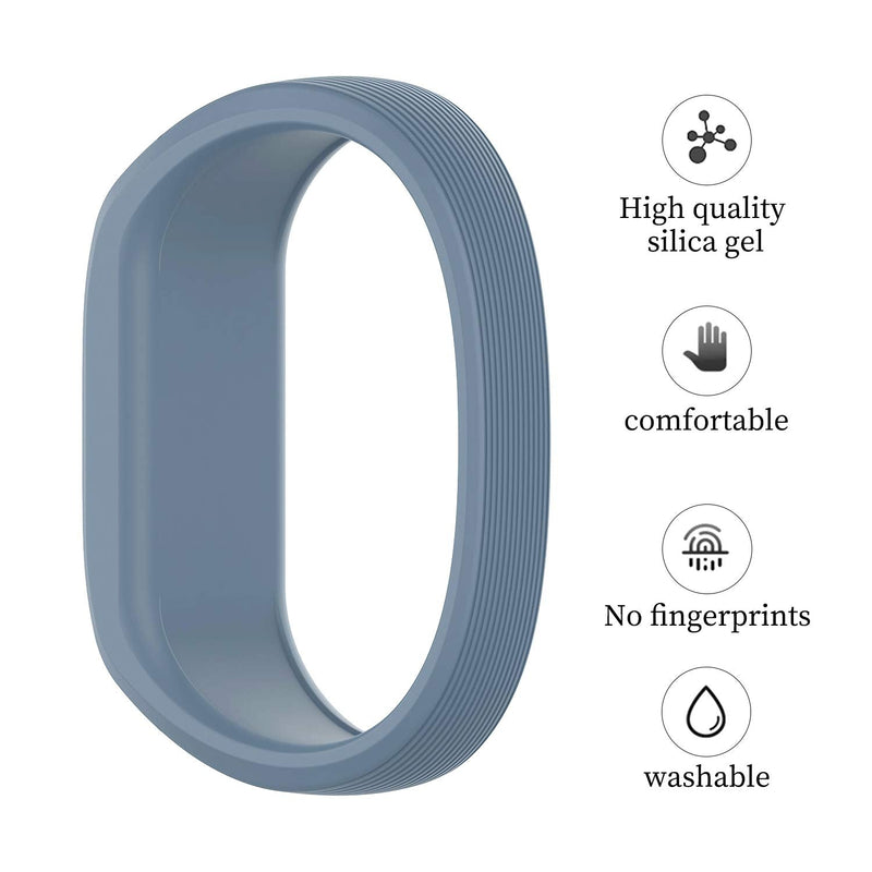 Watbro Bands Compatible with Garmin Vivofit JR/Vivofit JR2/ Vivofit 3, Soft Silicone Adjustable Stretchy Replacement Watch Bands with Buckle, for Vivofit jr/jr 2/3, for Kids Boys Girls Small Large 3 Pack:Slate+Sky Blue+Lime - BeesActive Australia