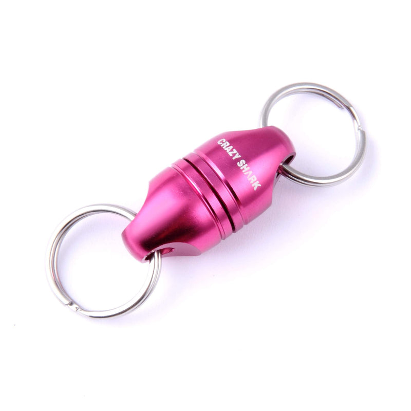 CRAZY SHARK Magnetic Net Release Aluminum Shell for Fly Fishing Pink - BeesActive Australia