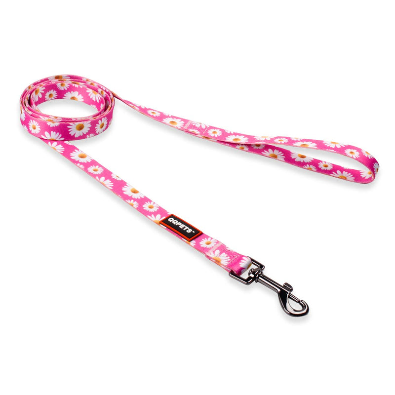 QQPETS Dog Harness Leash Set Adjustable Heavy Duty No Pull Halter Harnesses for Small Medium Large Breed Dogs Back Clip Anti-Twist Perfect for Walking XS(12"-18" Chest Girth) Daisy - BeesActive Australia