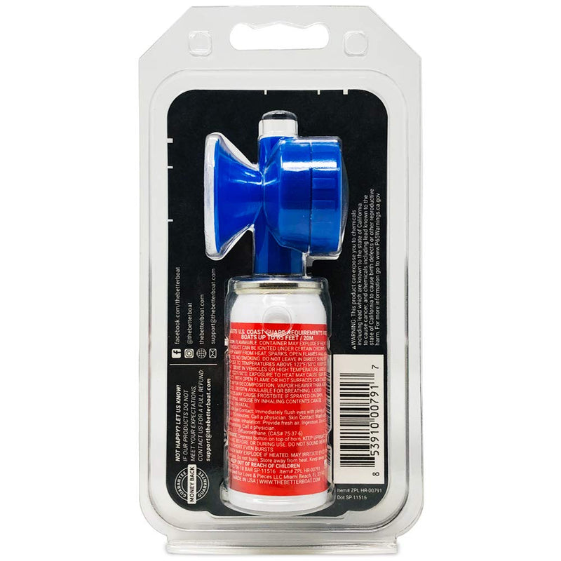 [AUSTRALIA] - Air Horn for Boating Safety Canned Boat Accessories | Marine Grade Airhorn Can and Blow Horn or Compressed Horn Refills 1.4 oz With Horn 