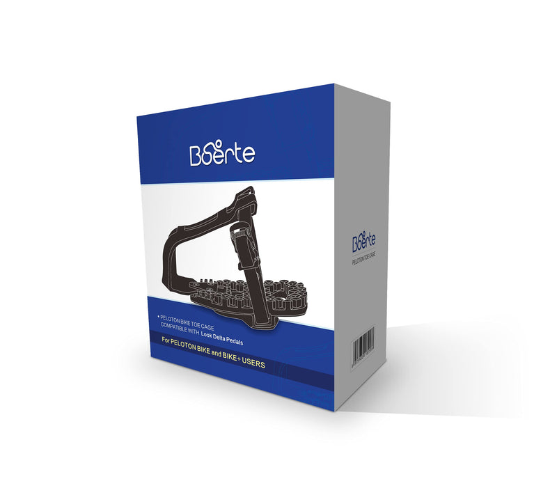 Boerte Toe Cages for Peloton Bike & Peloton Bike+ Pedals Compatible Toe Cage Adapters - Convert Look Delta Pedals on Indoor Exercise Bike to Toe Cages and Straps - Ride with Regular Shoes - BeesActive Australia