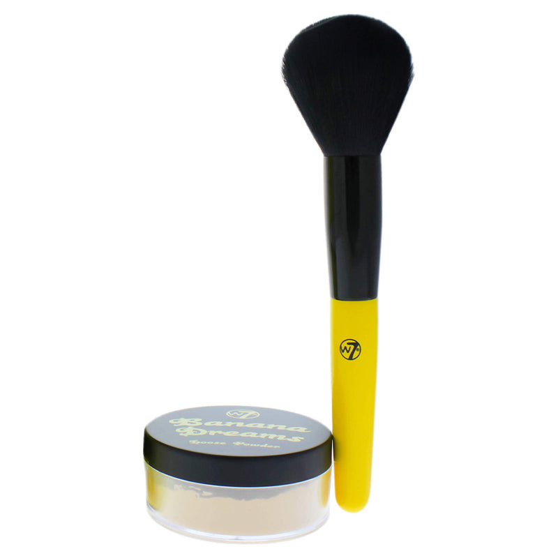 W7 Banana Dreams Loose Powder Contour Set By W7 for Women - 0.7 Oz Powder Brush, 0.7 Ounce - BeesActive Australia