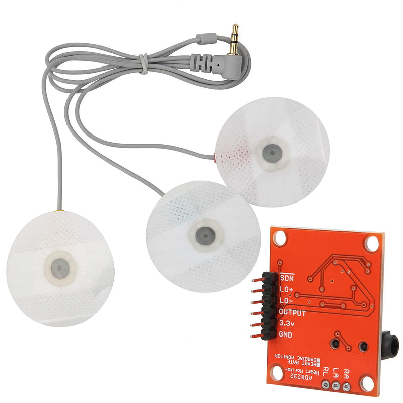 UMTMedia® AD8232 ECG Heart Monitor Measurement Kit Sensor Module Pulse Single Lead for Arduino - BeesActive Australia