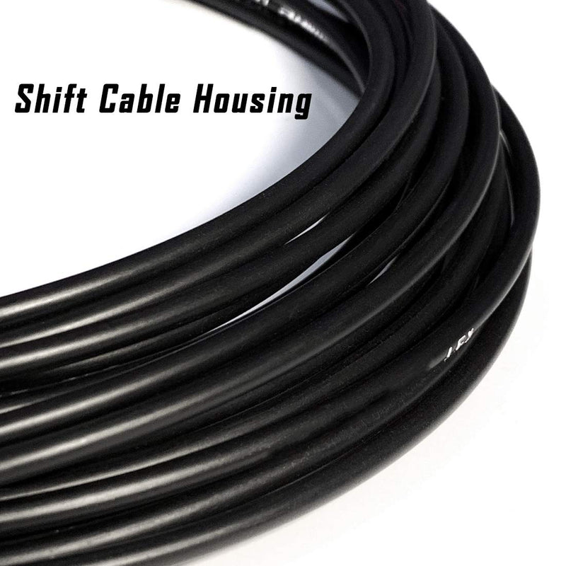 Farbetter Bicycle Brake Cable Housing and Bike Shifter Cable Housing Kit, 50ft (4mm x 25ft +5mm x 25ft) Including 80 PCS Cable End Caps - BeesActive Australia