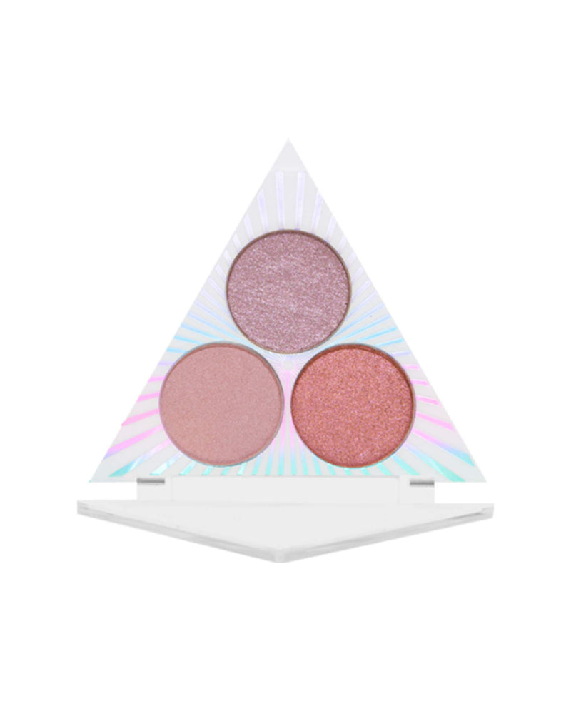 wet n wild Crystal Cavern Mega Glo Eyeshadow Trio, Rose Quartz - BeesActive Australia