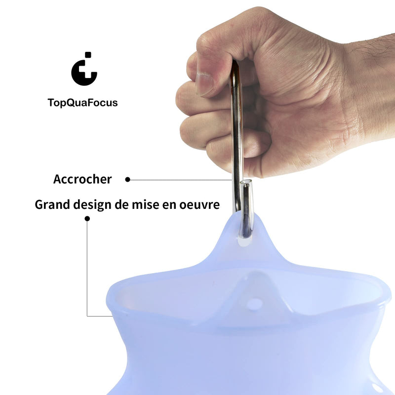 TopQuaFocus 2L Enema Bag Kit for Colon Cleaning Reusable Coffee Enema Bag - 6.5ft Silicone Hose Clear Colon Cleanse Enemas for Women 4 Reusable Tips - BeesActive Australia