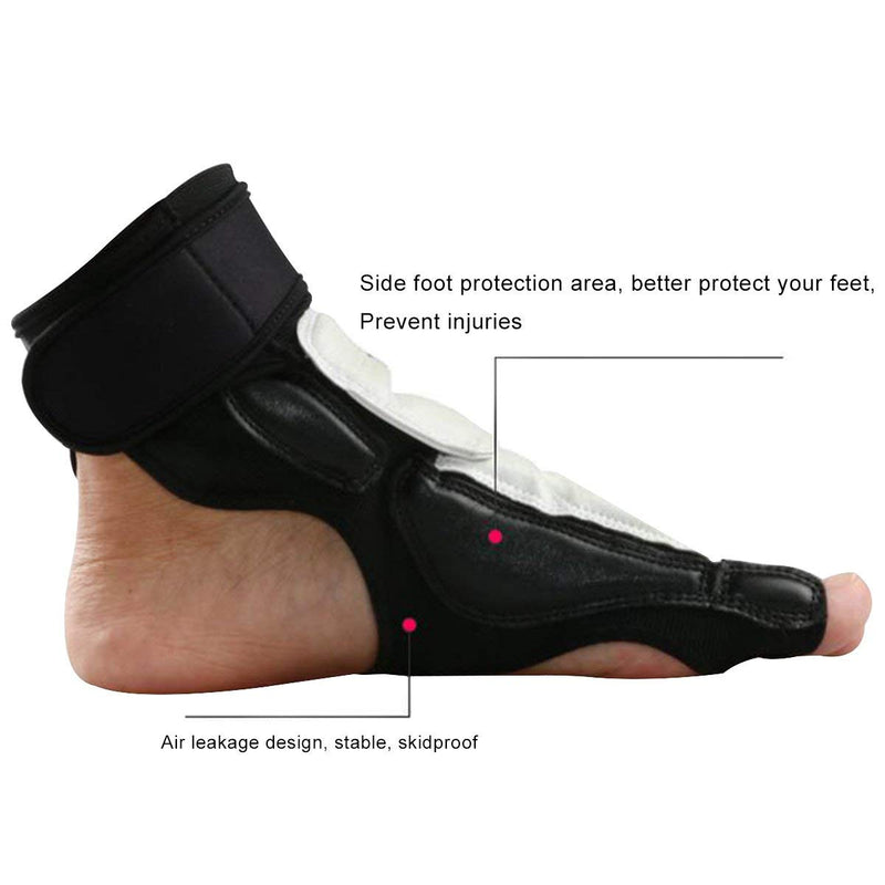 [AUSTRALIA] - Evaliana Taekwondo Foot Protector Gear Martial Arts Fight Boxing Punch Bag Sparring Training X-Small 