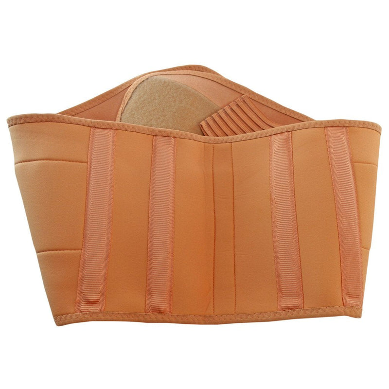 NeoPhysio Beige Neoprene Adjustable Lower Back Support Lumbar Brace Size Large Large 32-36" - BeesActive Australia