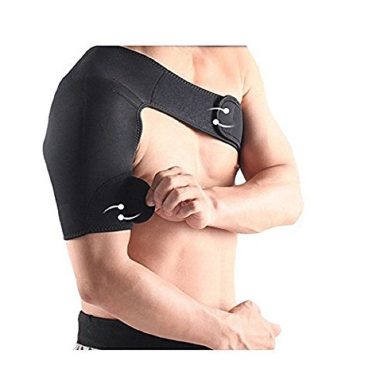Duomi Adjustable Neoprene Right Shoulder Support Strap Arthritis Gym Sports Brace Pain Relief Injury Prevention [One Size] - BeesActive Australia