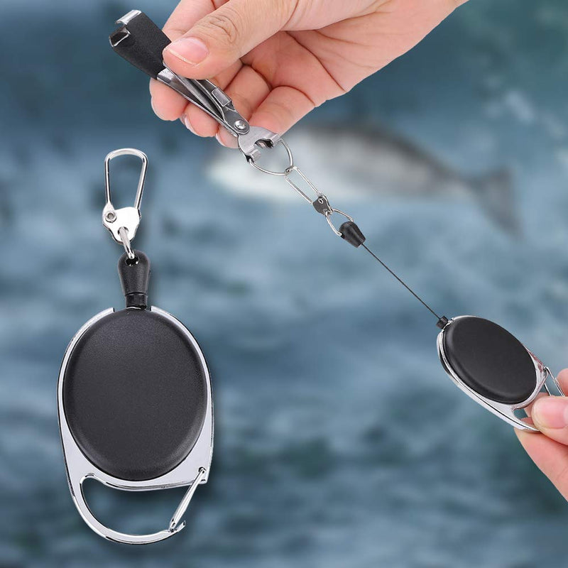 ZJchao Fishing Knot Tools Fishing Line Clipper Fishing Line Nipper with Retractor - BeesActive Australia