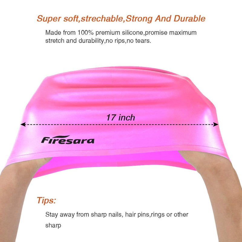 Firesara Spandex Swim Cap + 3D Swim Cap - BeesActive Australia