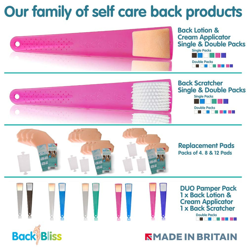 Back Scratcher for Women - Made in Britain Back Scratchers for Men Itchy Backs - Pink 1 Count (Pack of 1) - BeesActive Australia