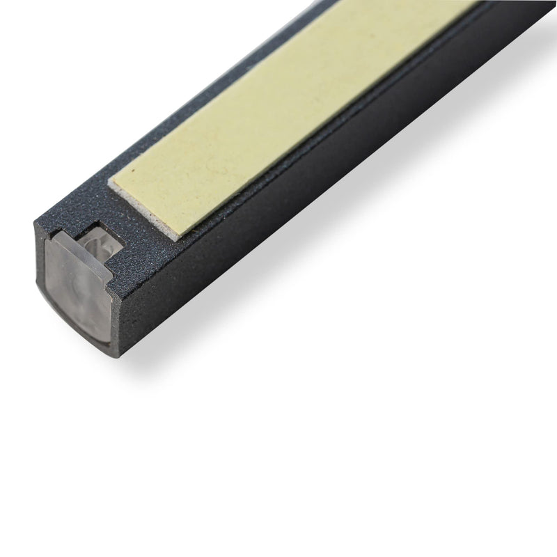 Ateret Judaica 5 Pack Modern Aluminum Waterproof Mezuzah Case, Made in Israel, Fit up to 5" / 12cm Mezuzah Scroll, Easy Peel and Stick (Scroll Not Included) Shimmer Dark Gray With Glued Shin - BeesActive Australia