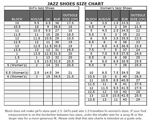 [AUSTRALIA] - Bloch Dance Girl's Jazzsoft Split Sole Leather Jazz Shoe Little Kid (4-8 Years) 1.5 Little Kid Black 