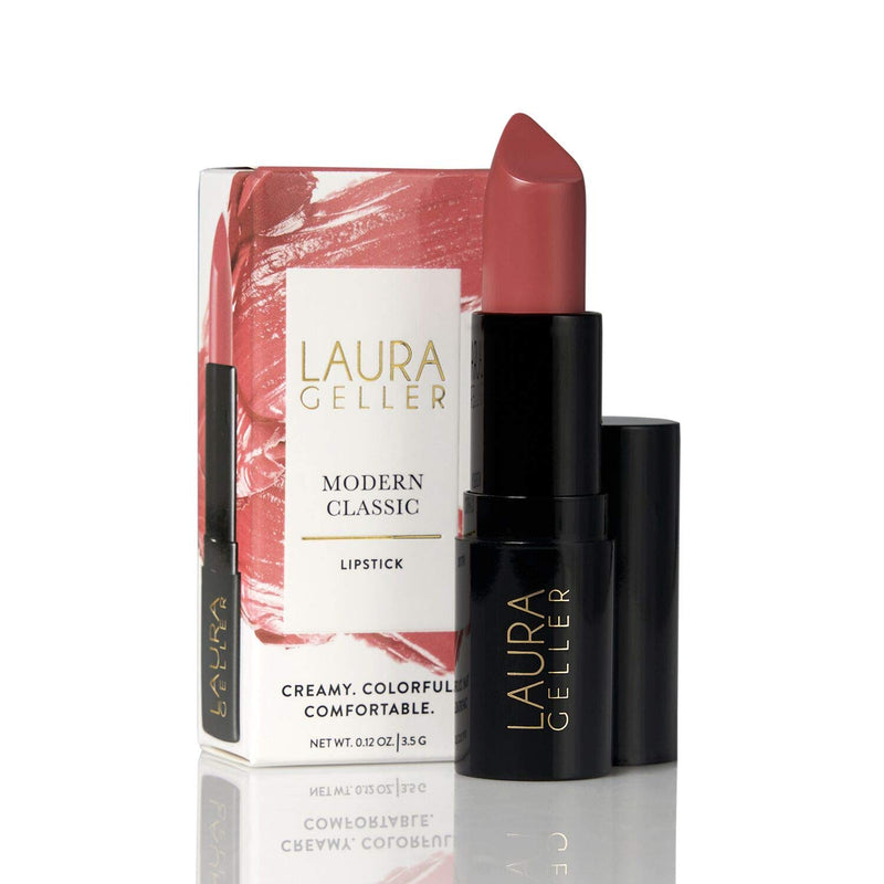 LAURA GELLER NEW YORK Modern Classic Lipstick, Luxurious Creamy Soft Moisturizing Lip Color, 1 Oz, Glorious - BeesActive Australia