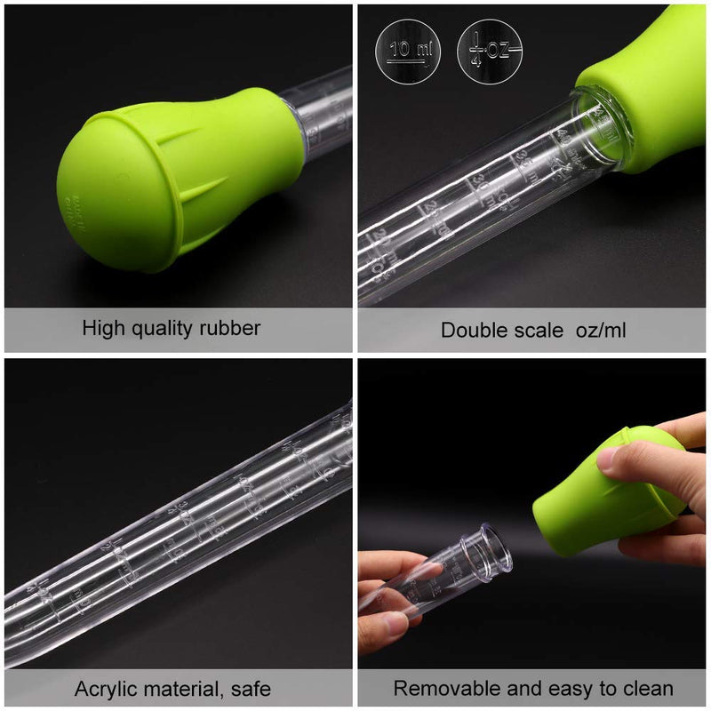 SLSON Coral Feeder Waste Cleaner for Fish Tank Multifunction Dropper Pipette Water Transfer Waste Remover for Aquarium Accessies Long Acrylic Marine Fish Feeding Tool, 20.4 inches - BeesActive Australia
