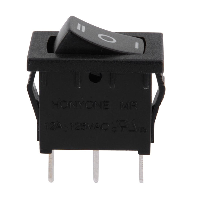 [AUSTRALIA] - uxcell 5Pcs Boat Toggle Switches SPDT 3 Positions On Off On Rocker Switch Black AC 125V/12A 250V/10A 