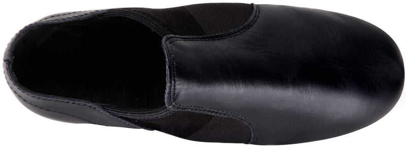 Linodes (Tent Leather Upper Jazz Shoe Slip-on for Women and Men's Dance Shoes 4 Women/3.5 Men Black - BeesActive Australia