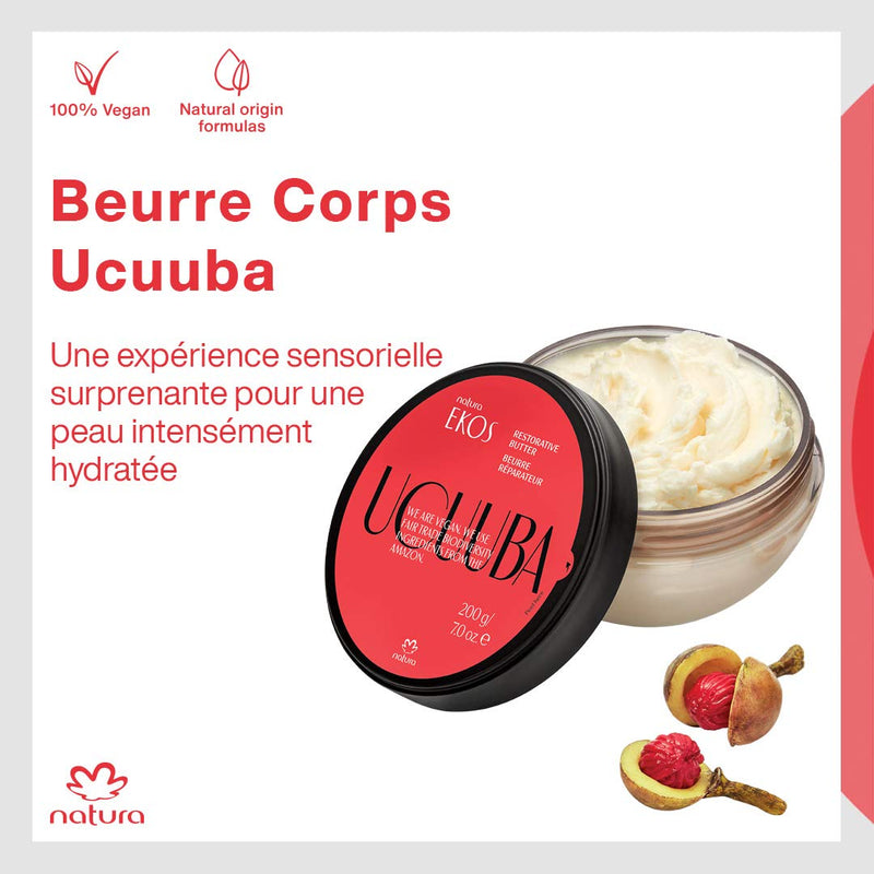 Ucuuba Restorative Butter - Natura Ekos - BeesActive Australia