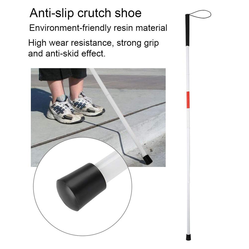 Folding Walking Stick - Portable Reflective Cane Crutch Anti-Shock Guide Walking Stick for Blind People (Local delivery) - BeesActive Australia
