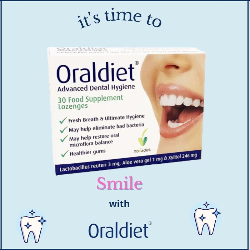 Oraldiet probiotics Advanced Dental Hygiene: Dental Probiotics with Lactobacillus Reuteri for Healthier Gums and Fresh Breath (Pack of 3) - BeesActive Australia