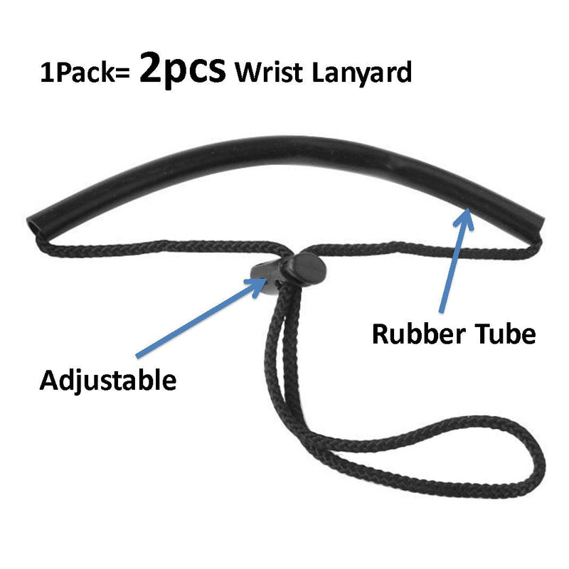 TONELIFE (Pack of 2pcs Locking Wrist Lanyard Safe Straps Safety Rope Wrist Cable for Connect Scuba Diving Lights,Camera,BCD,Speargun etc,Waterproof Camera Float Hand Lanyard,Wrist Lanyard Strap - BeesActive Australia