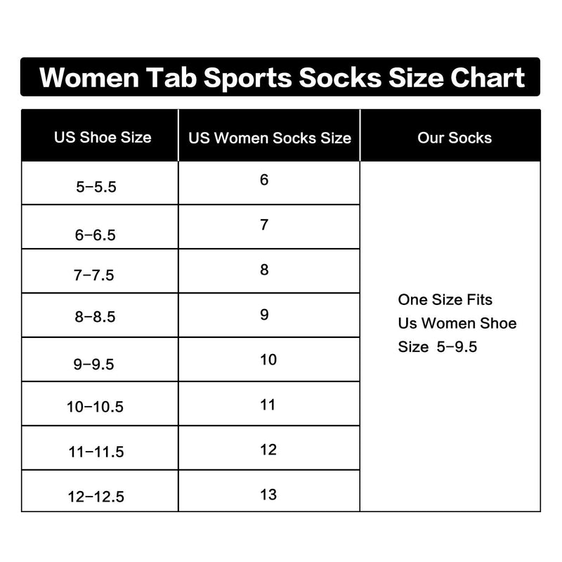 [AUSTRALIA] - Women's Athletic Ankle Socks-Denisy Running White Soft Low Cut Sports Tab Socks Black for US Size 6-9（6 Pairs) White(6 Pairs) 