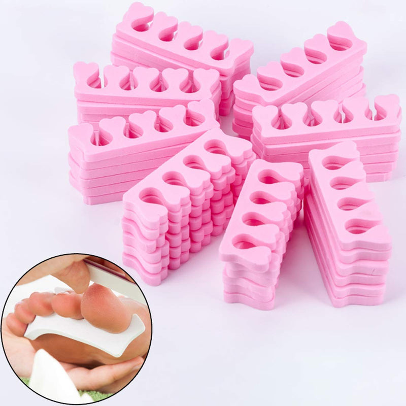 Leyeet 50pcs Soft Foam Sponge Toe Separators Finger Dividers Nail Art Manicure Pedicure Tools - BeesActive Australia