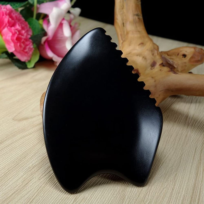 Gua Sha Tools Natural Aura Stone GuaSha Massager Bian Stone Face Massage Scraper Tool for Face Lift SPA Slimming Massage Sculpts Body - BeesActive Australia