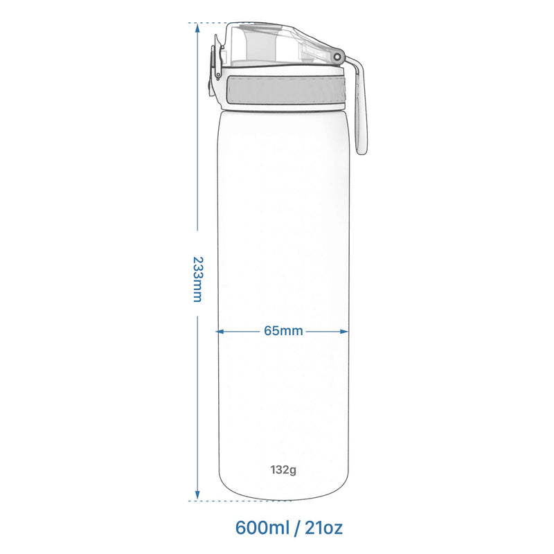 Ion8 Slim Leak Proof BPA Free Water Bottle, 500ml (18 oz), Llama - BeesActive Australia