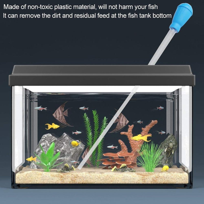 Pssopp Fish Tank Pipette Dropper Aquarium Gravel Cleaner Waste Remover Changer Aquarium Dropper Pipette Feeder Water Transfer Tool with Extension Tube - BeesActive Australia