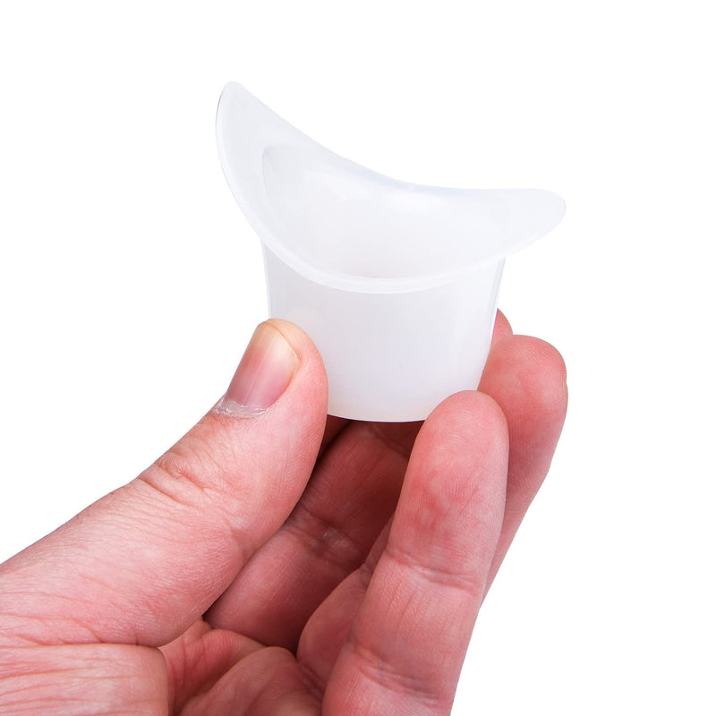 MFUOE 4 Piece Eye Wash Cup 8ml Reusable Silicone Eye Bath Cup Non Sterile Eye Flush Cups for Refreshing Cleaning Tired Eyes - BeesActive Australia